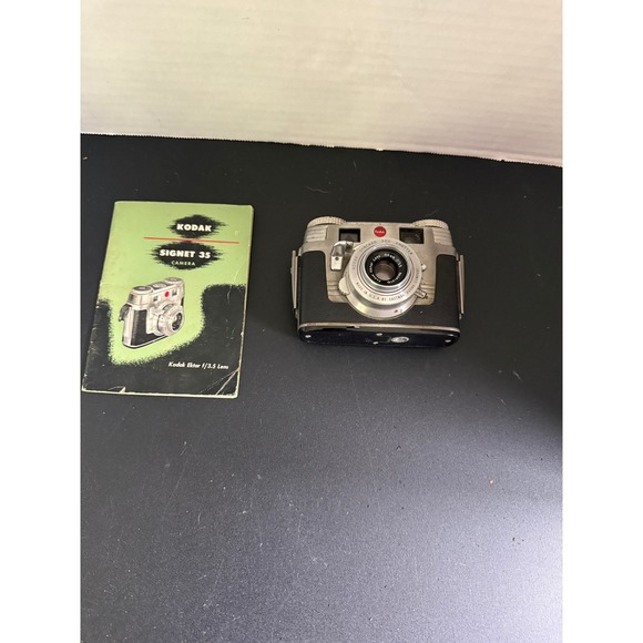 Kodak Other - Kodak Signet 35 Camera w/ Case & Manual Vintage Film Collectible
